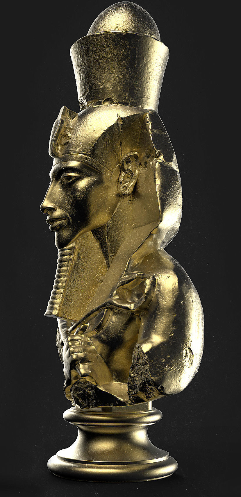 AKHENATEN AMENHOTEP IV 3D print model_3