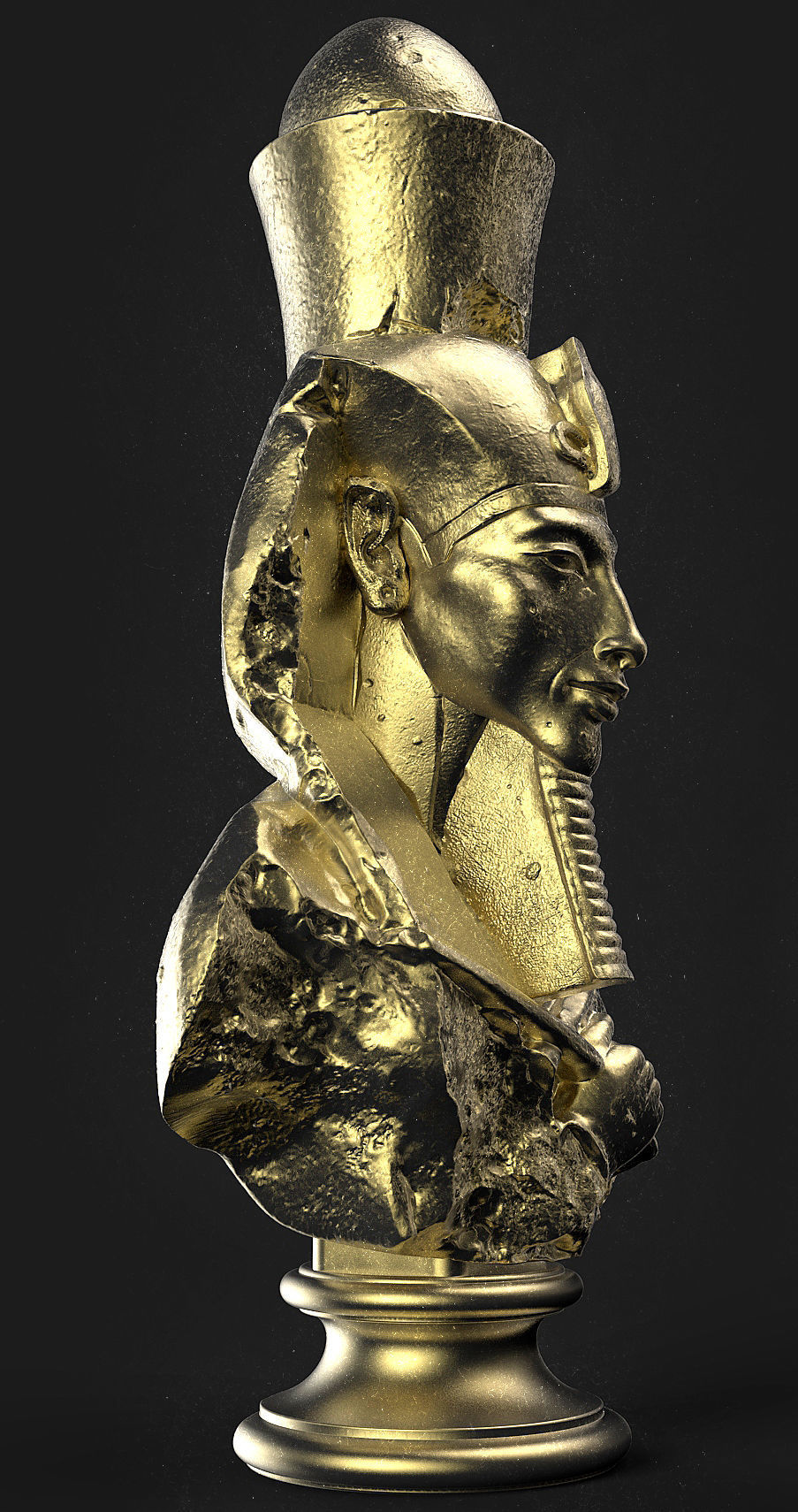 AKHENATEN AMENHOTEP IV 3D print model_1