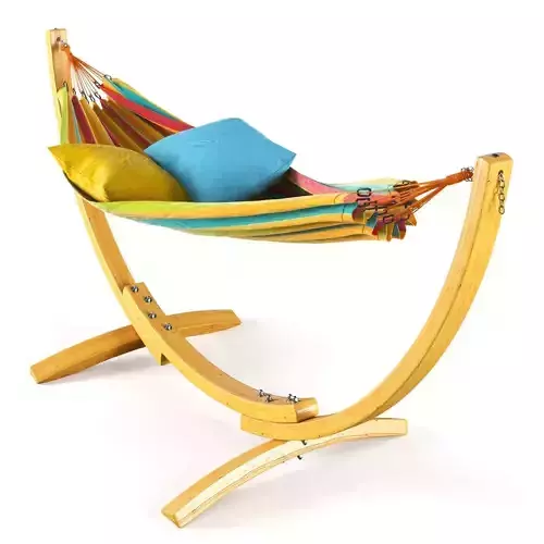 Hammock in stand 3D model