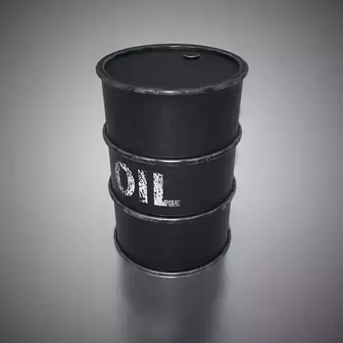Oil Barrel  I PBR Model 3D model