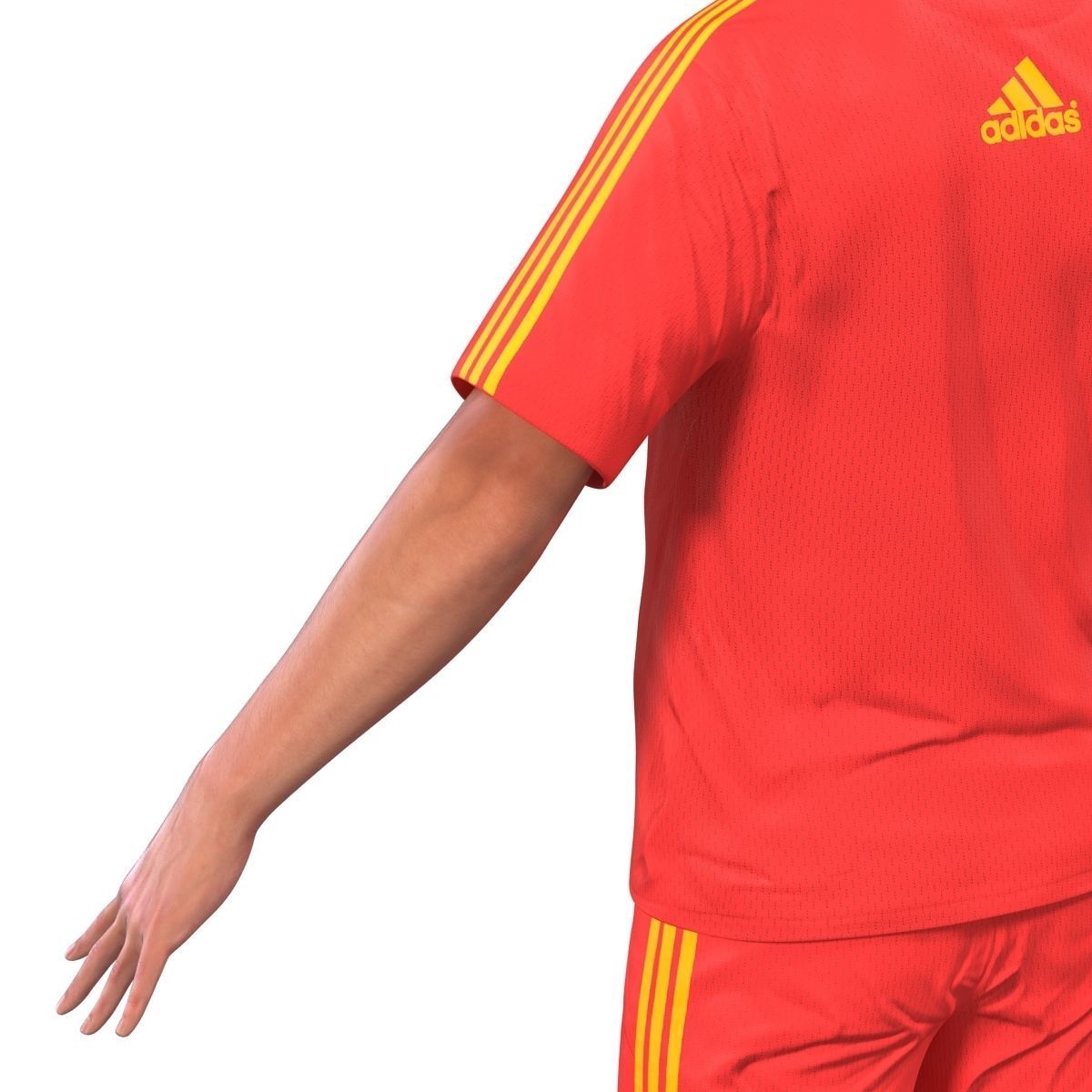 Soccer Player Bayern Rigged 2 3D model_21