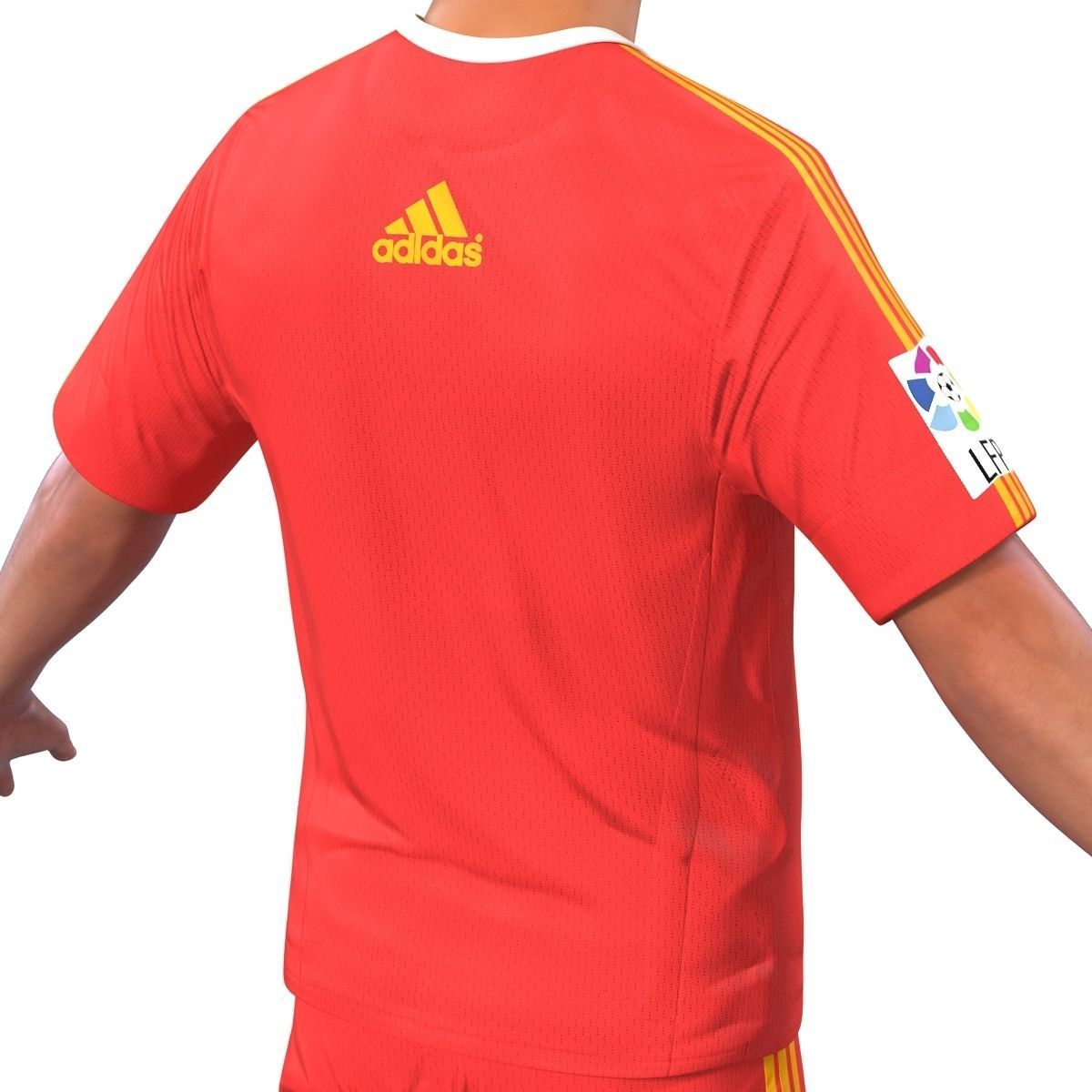 Soccer Player Bayern Rigged 2 3D model_19