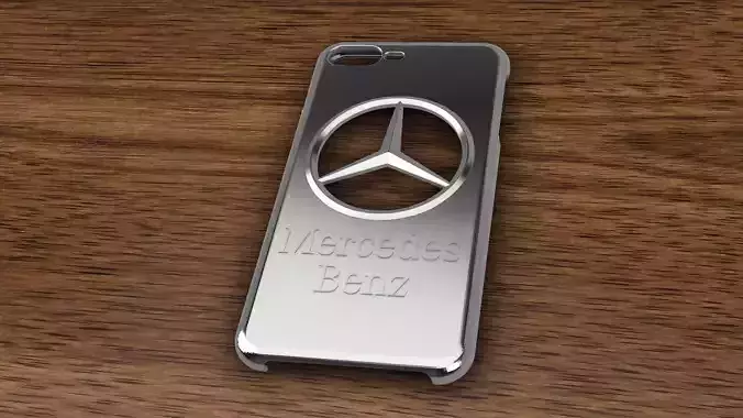 CARCASA IPHONE 7 PLUS- 8 PLUS MERCEDES BENZ 3D model