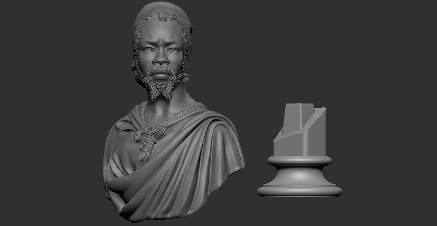 Charles Henri Joseph Cordier SAID-ABDALLAH 3D print model_12