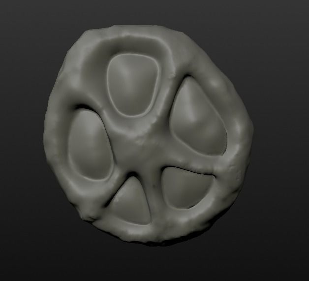 Stone Flower 3D model_1