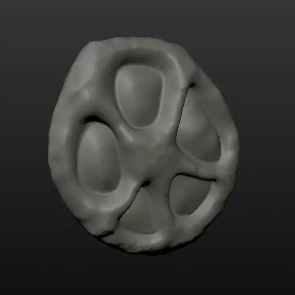 Stone Flower 3D model_0