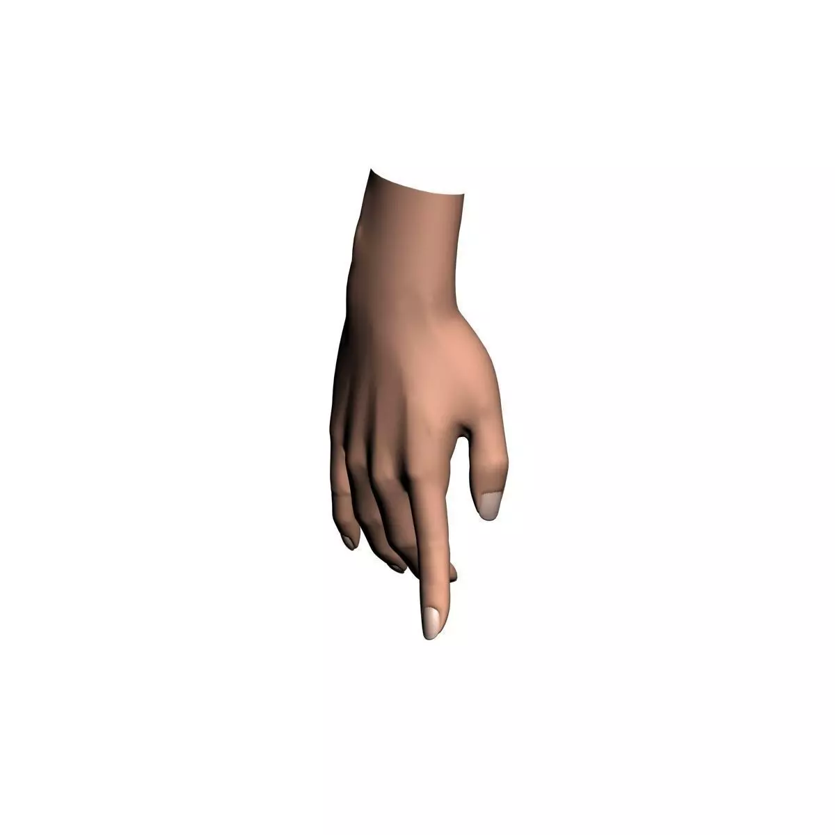 Female hand 001 3D model