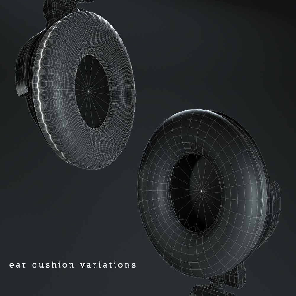 Headphones Over Ear 3D model_4