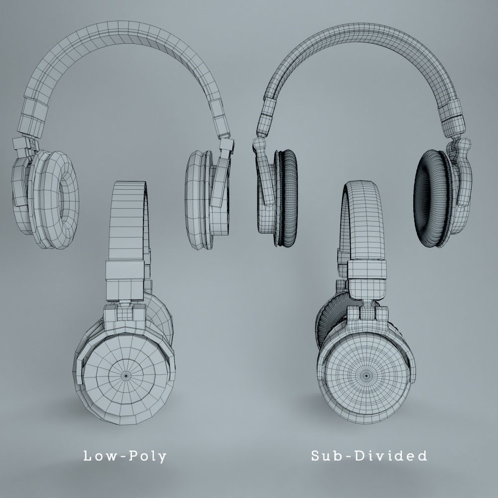 Headphones Over Ear 3D model_3
