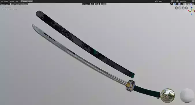 Katana samurai sword