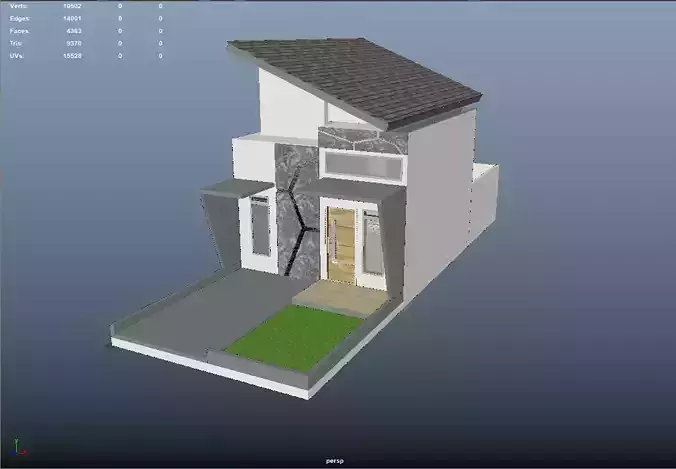 Typical Southeast Asian Residential House 02