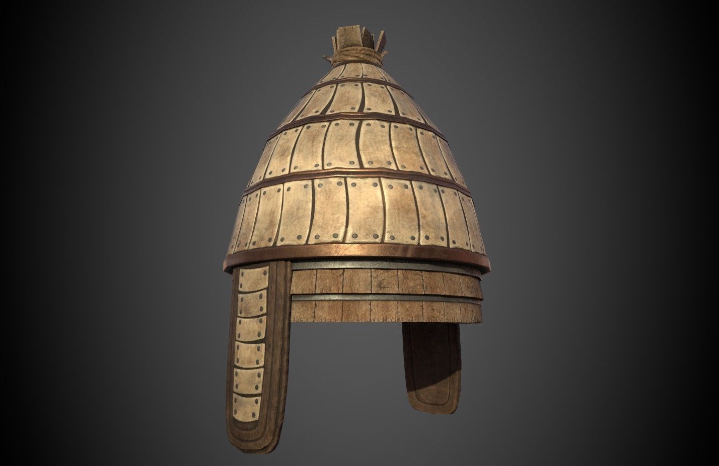 Knossos Helmet Low-poly 3D model_4