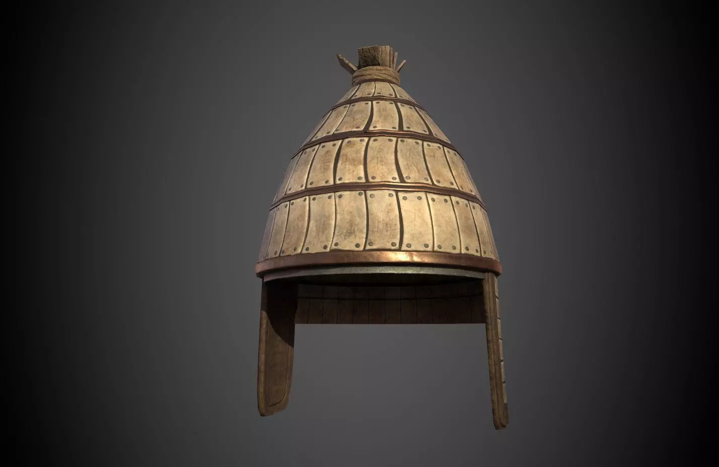 Knossos Helmet Low-poly 3D model_0