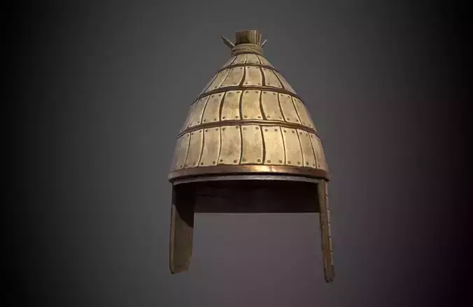 Knossos Helmet Low-poly 3D model