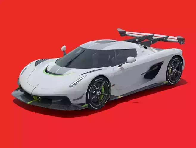 Koenigsegg Jesko 3D model
