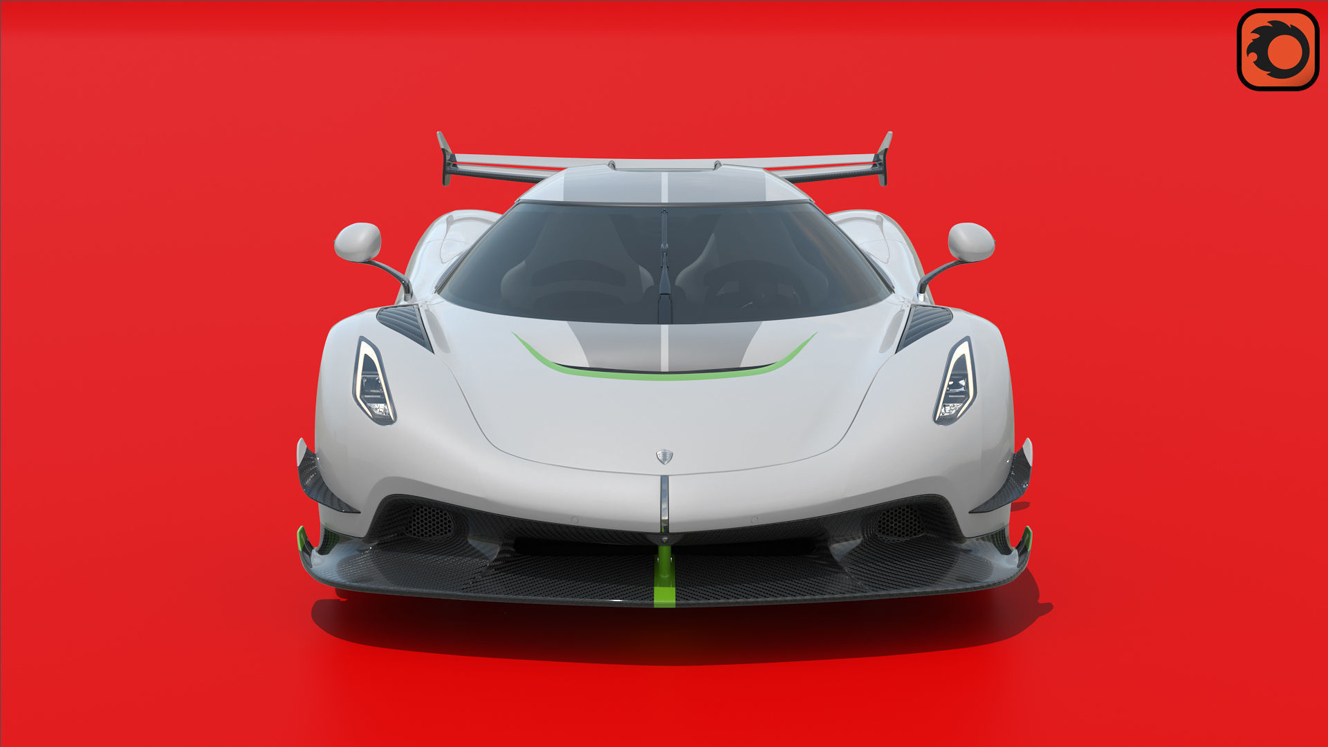 Koenigsegg Jesko 3D model_9