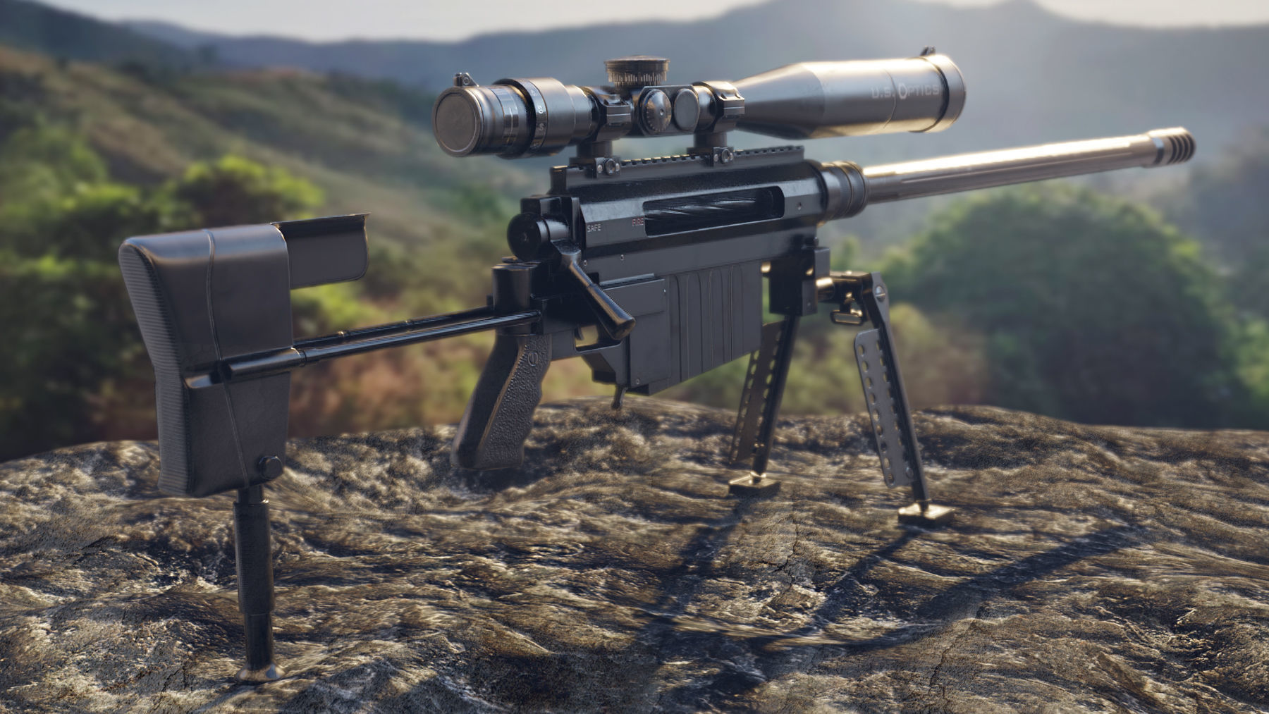 THOR M96 WindRunner low polygon model Low-poly 3D model_12