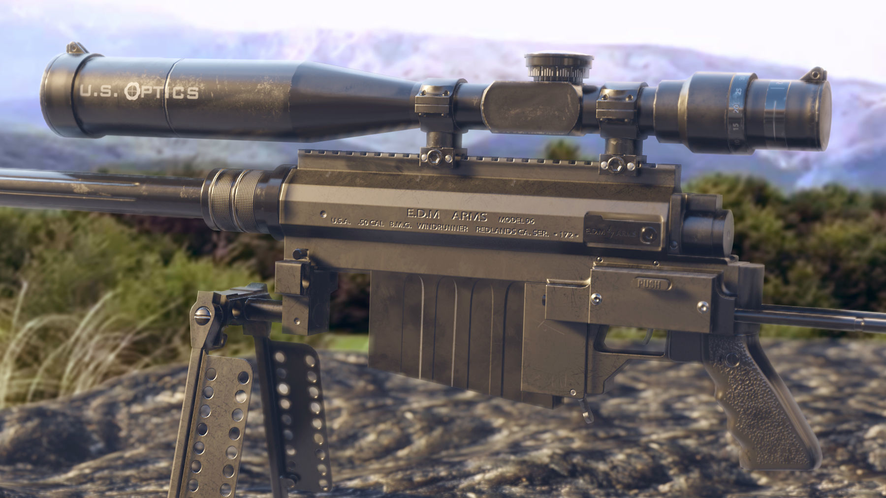 THOR M96 WindRunner low polygon model Low-poly 3D model_14