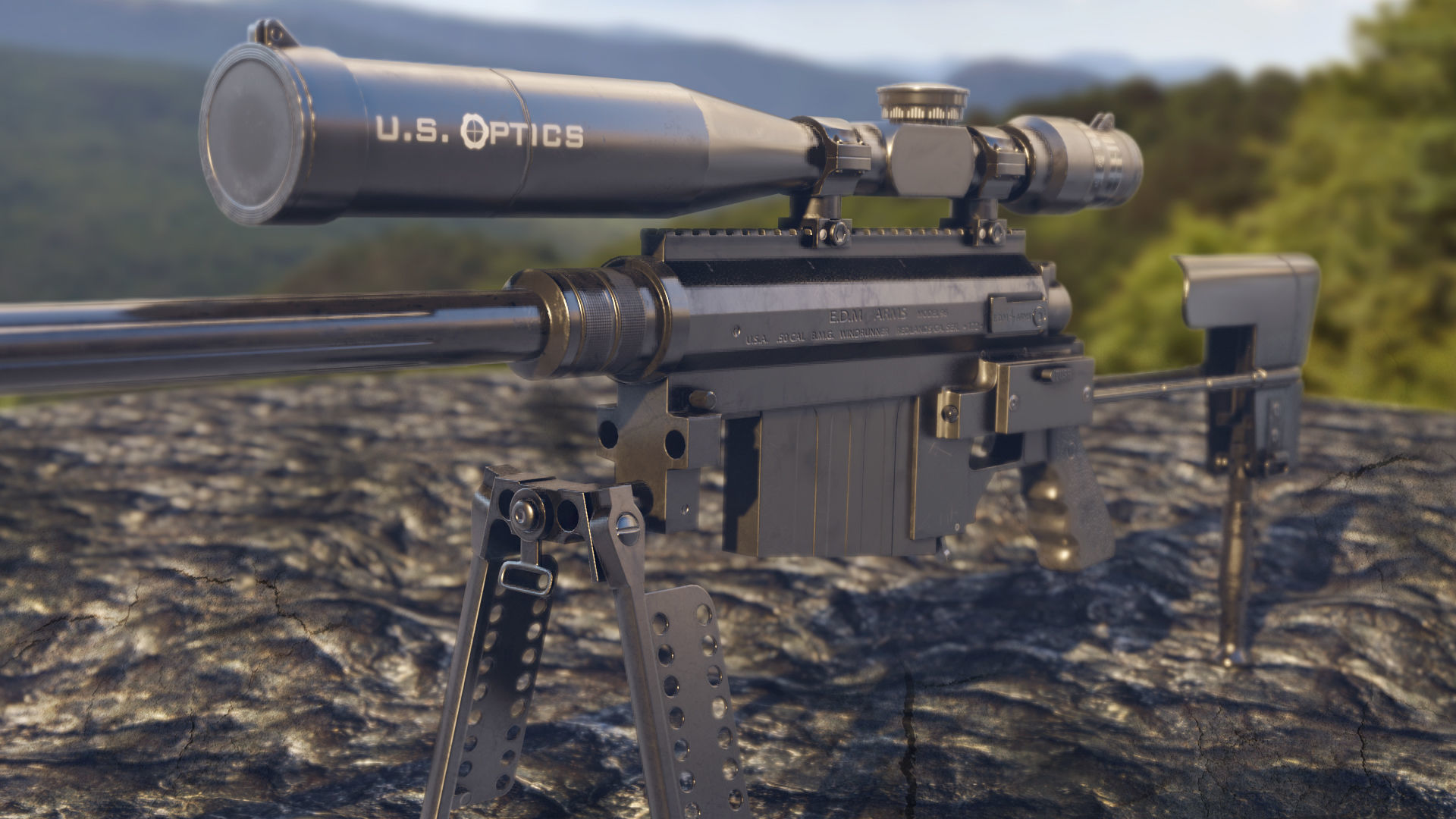 THOR M96 WindRunner low polygon model Low-poly 3D model_13