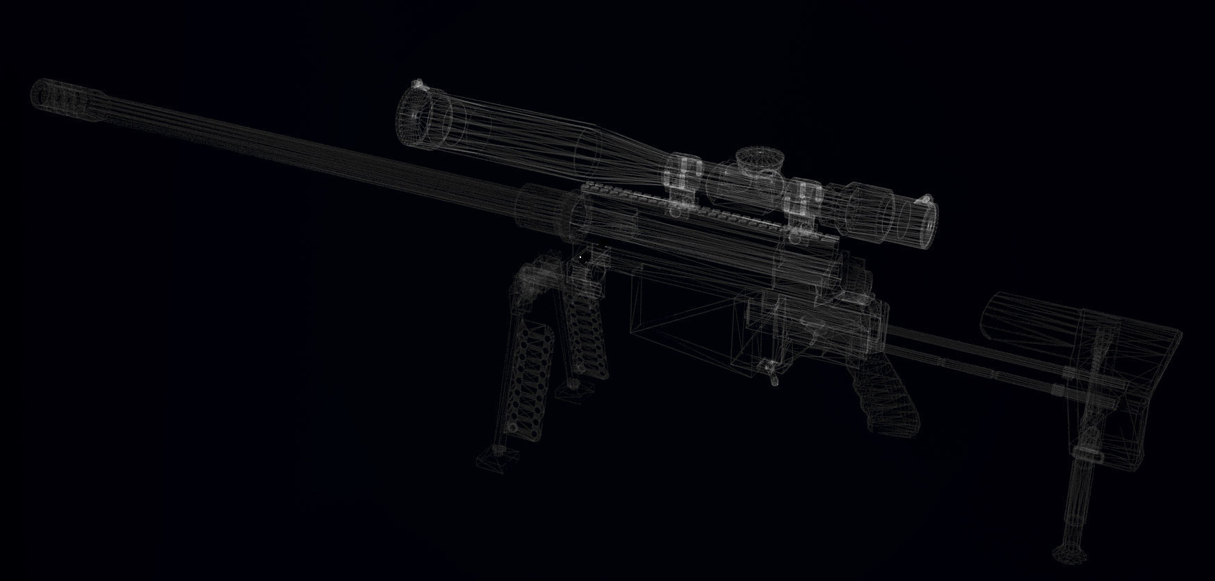 THOR M96 WindRunner low polygon model Low-poly 3D model_20