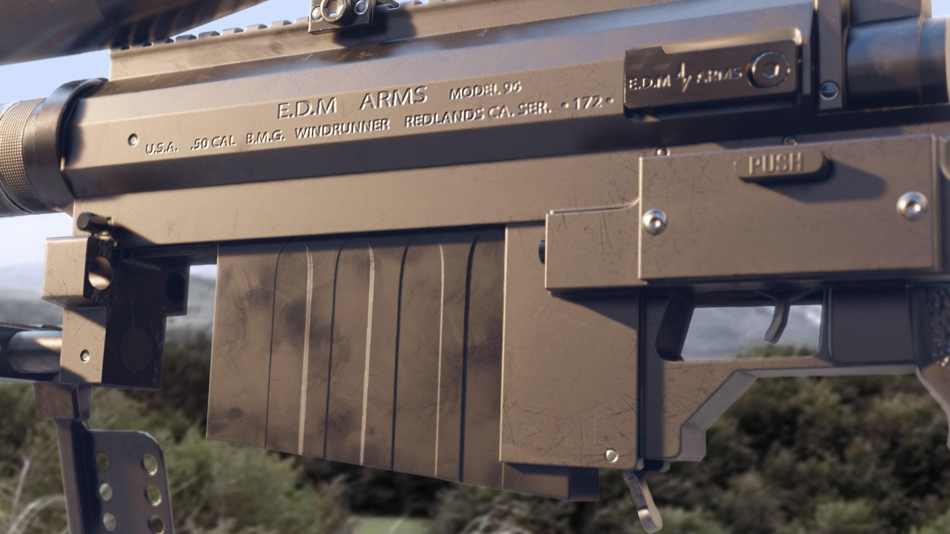 THOR M96 WindRunner low polygon model Low-poly 3D model_1