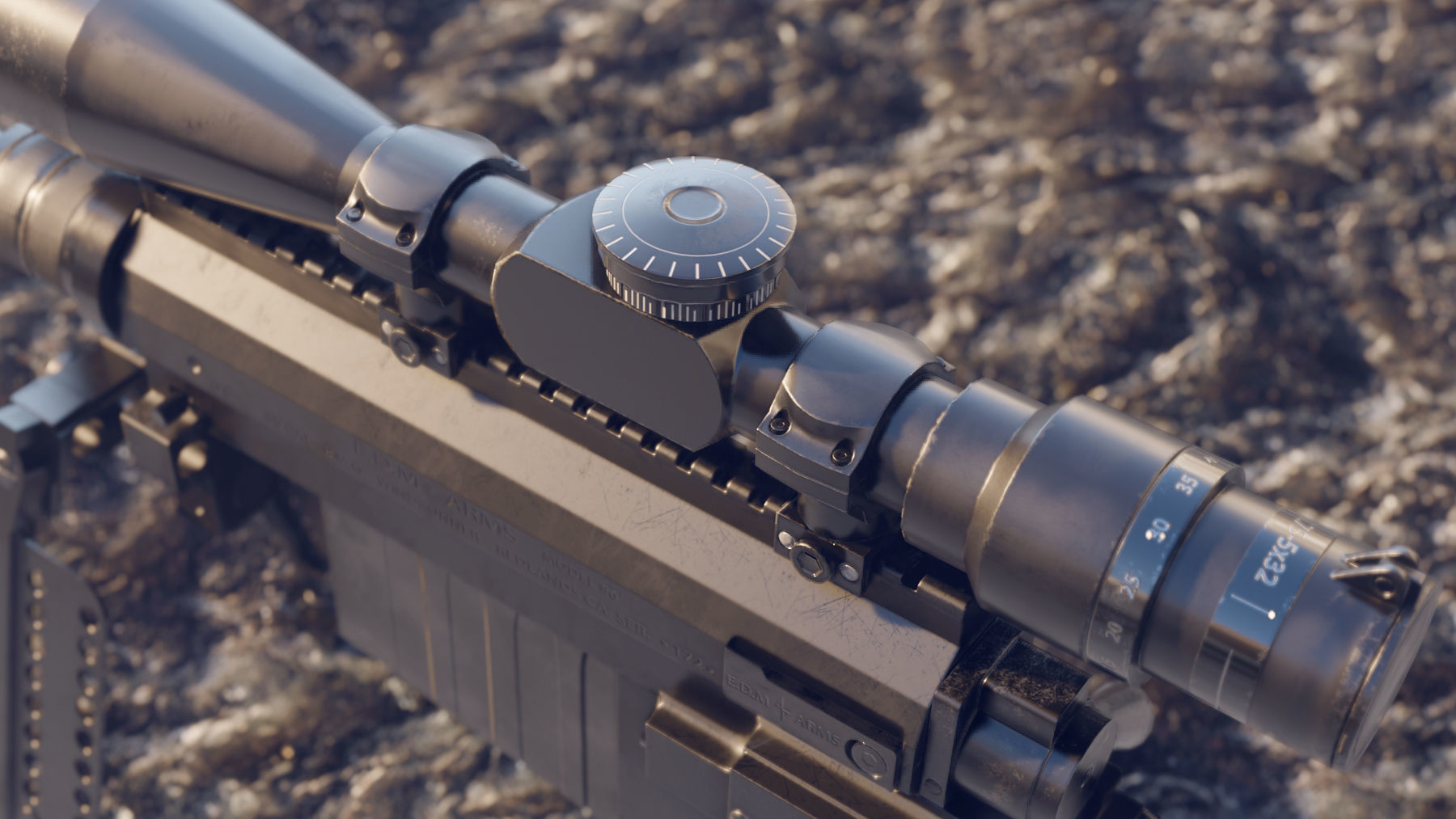 THOR M96 WindRunner low polygon model Low-poly 3D model_3