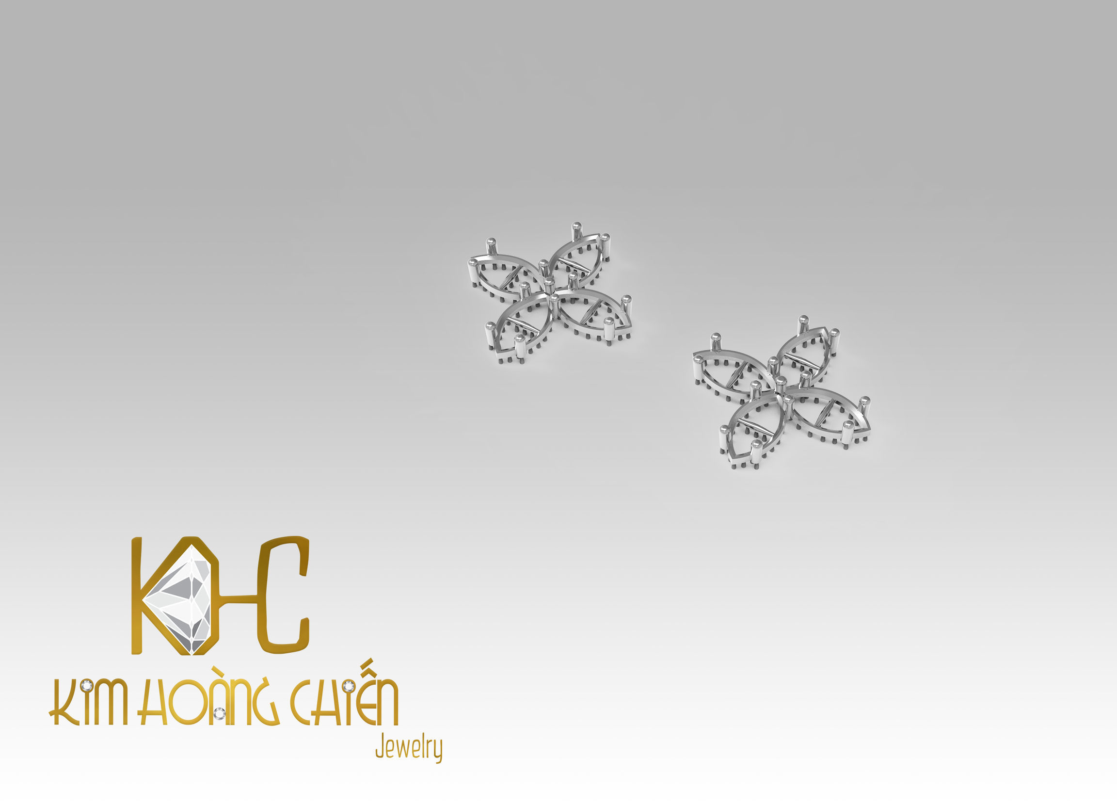 Rings-CC14 with diamond -1 Files 3D print model 3D print model_6