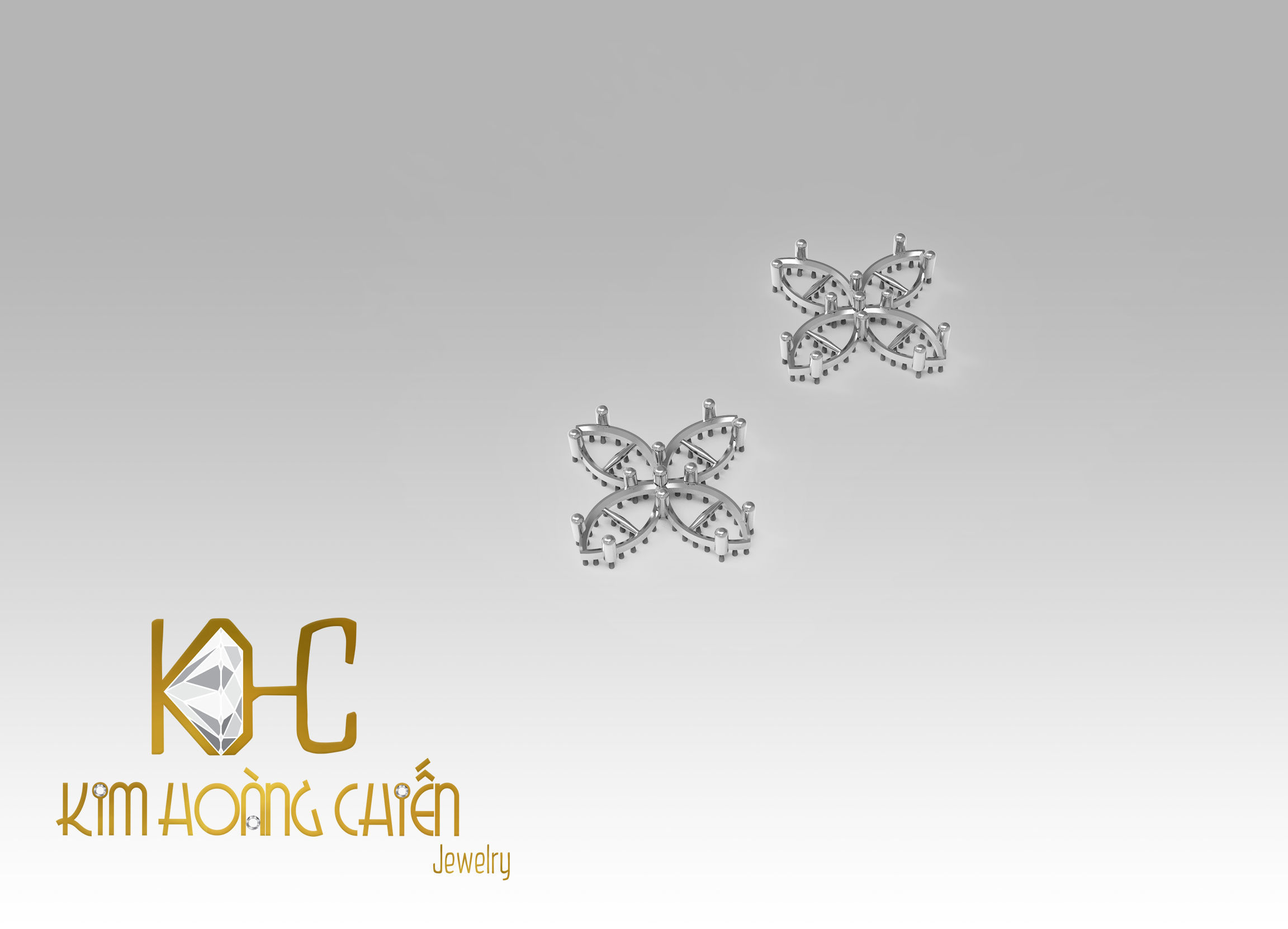 Rings-CC14 with diamond -1 Files 3D print model 3D print model_4