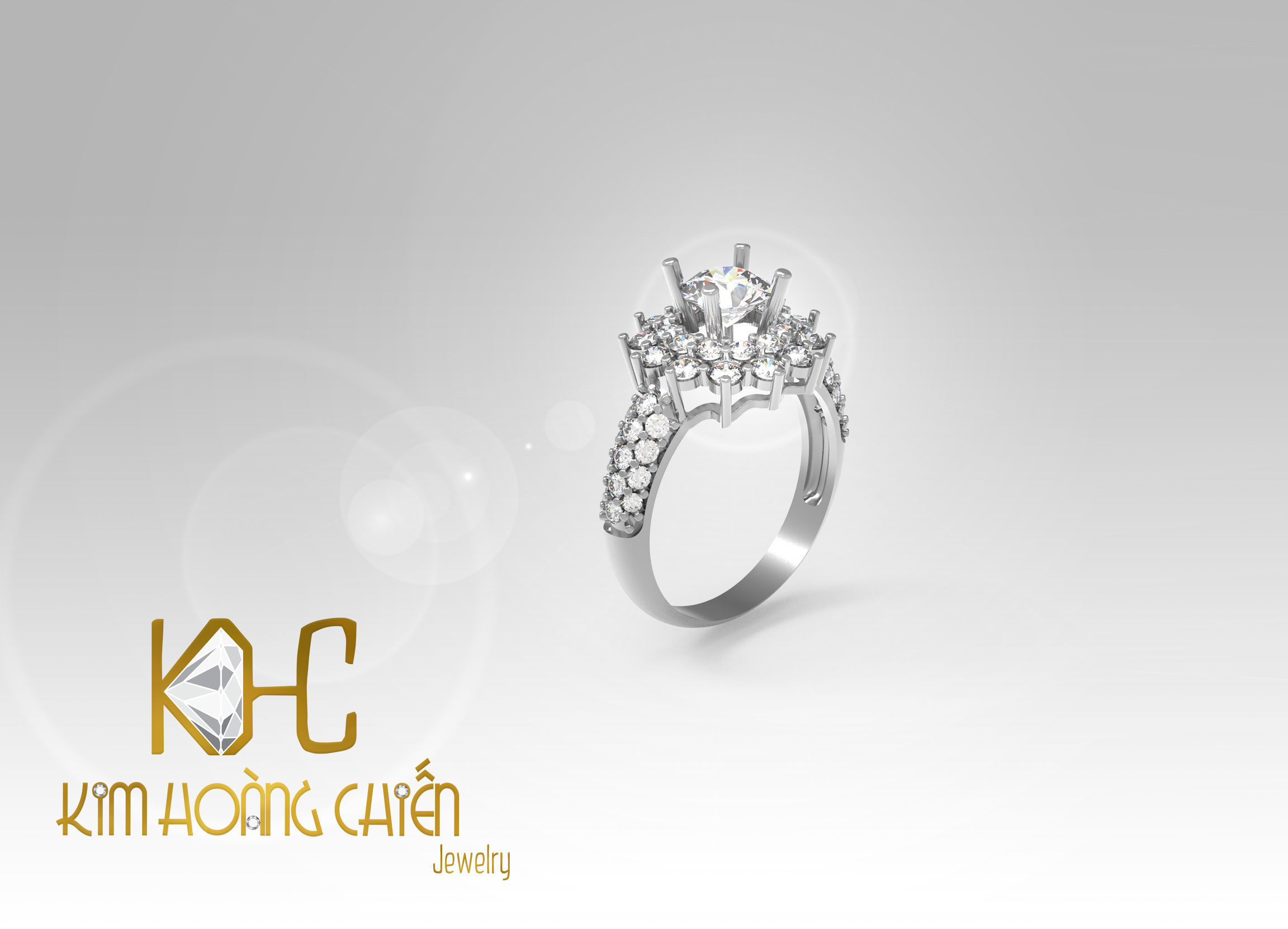 Rings-CC18-with diamond -1 Files 3D print model 3D print model 3D print model_9