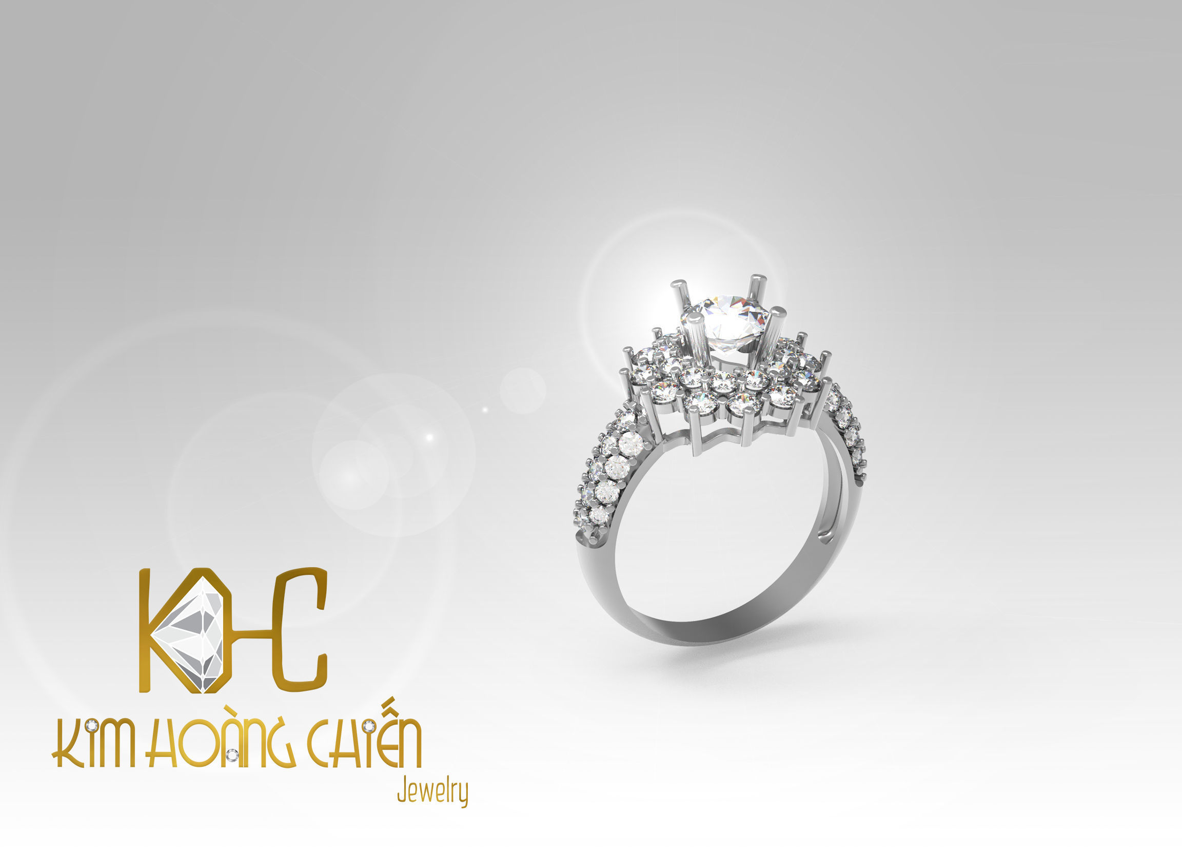 Rings-CC18-with diamond -1 Files 3D print model 3D print model 3D print model_5