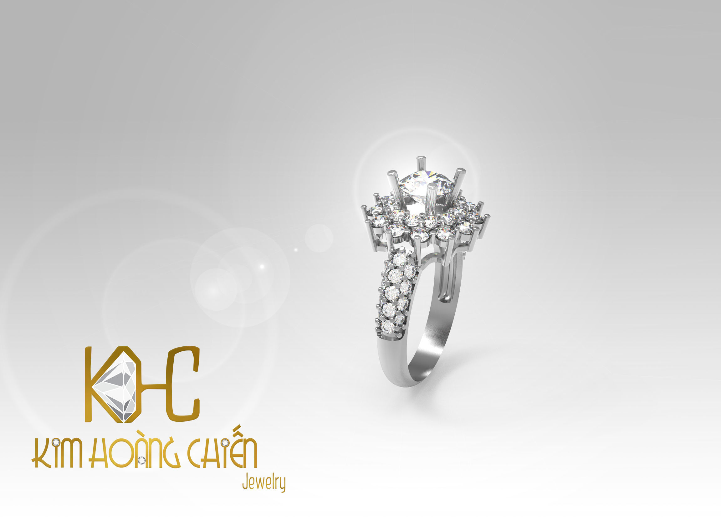 Rings-CC18-with diamond -1 Files 3D print model 3D print model 3D print model_4