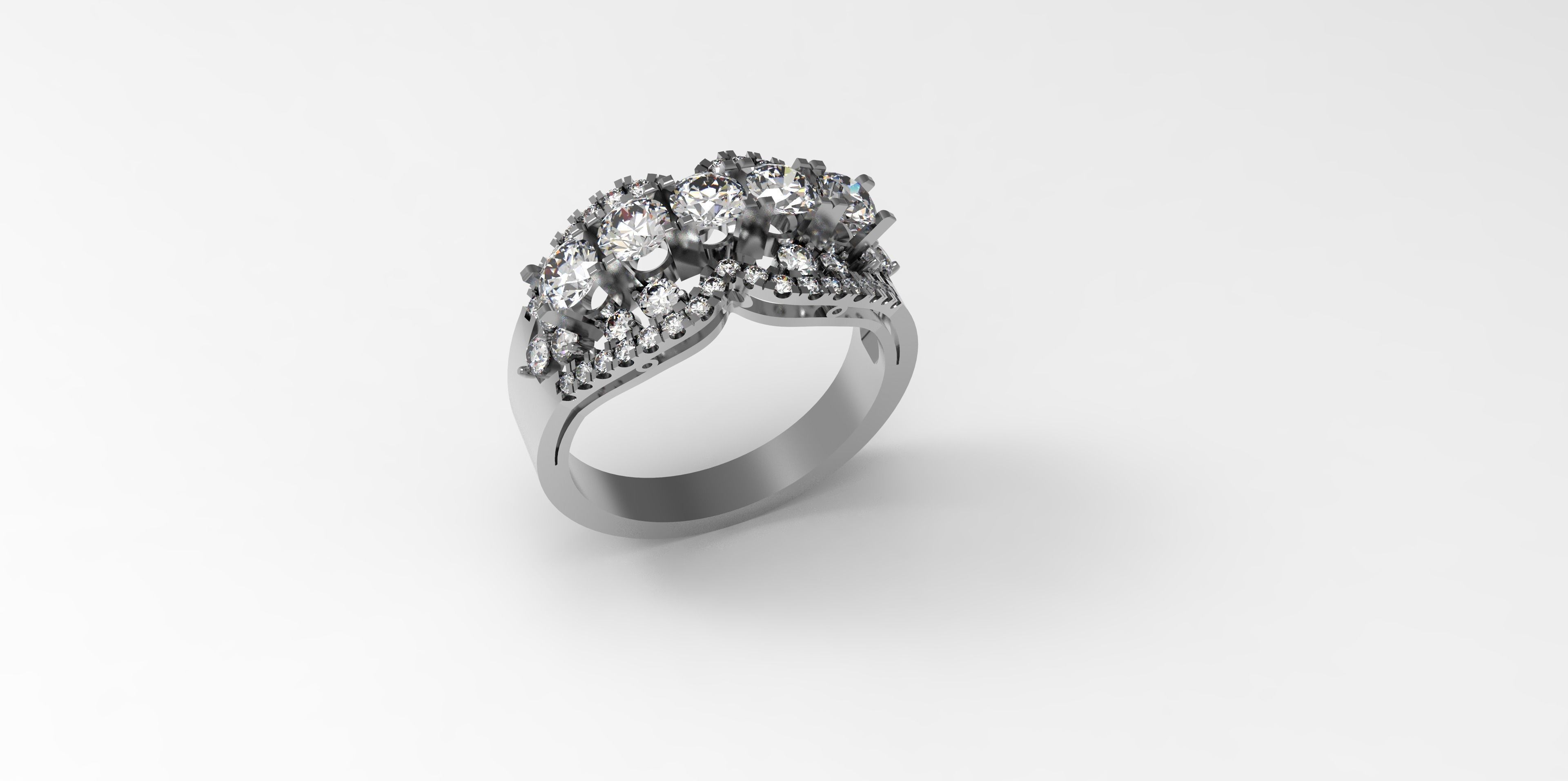 Rings-CC21-with diamond -1 Files 3D print model 3D print model_6