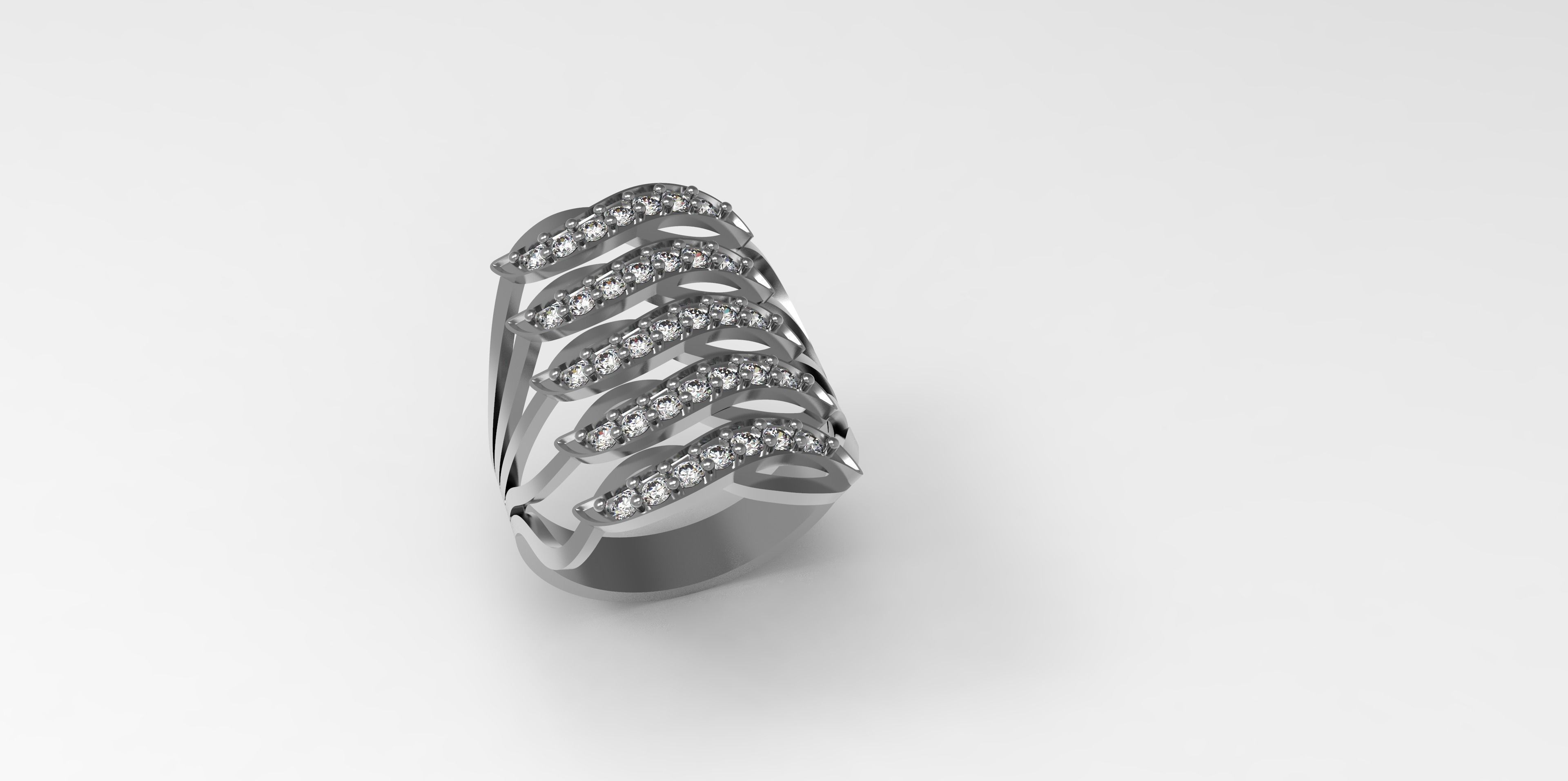 Rings-CC22-with diamond -1 Files 3D print model 3D print model_2