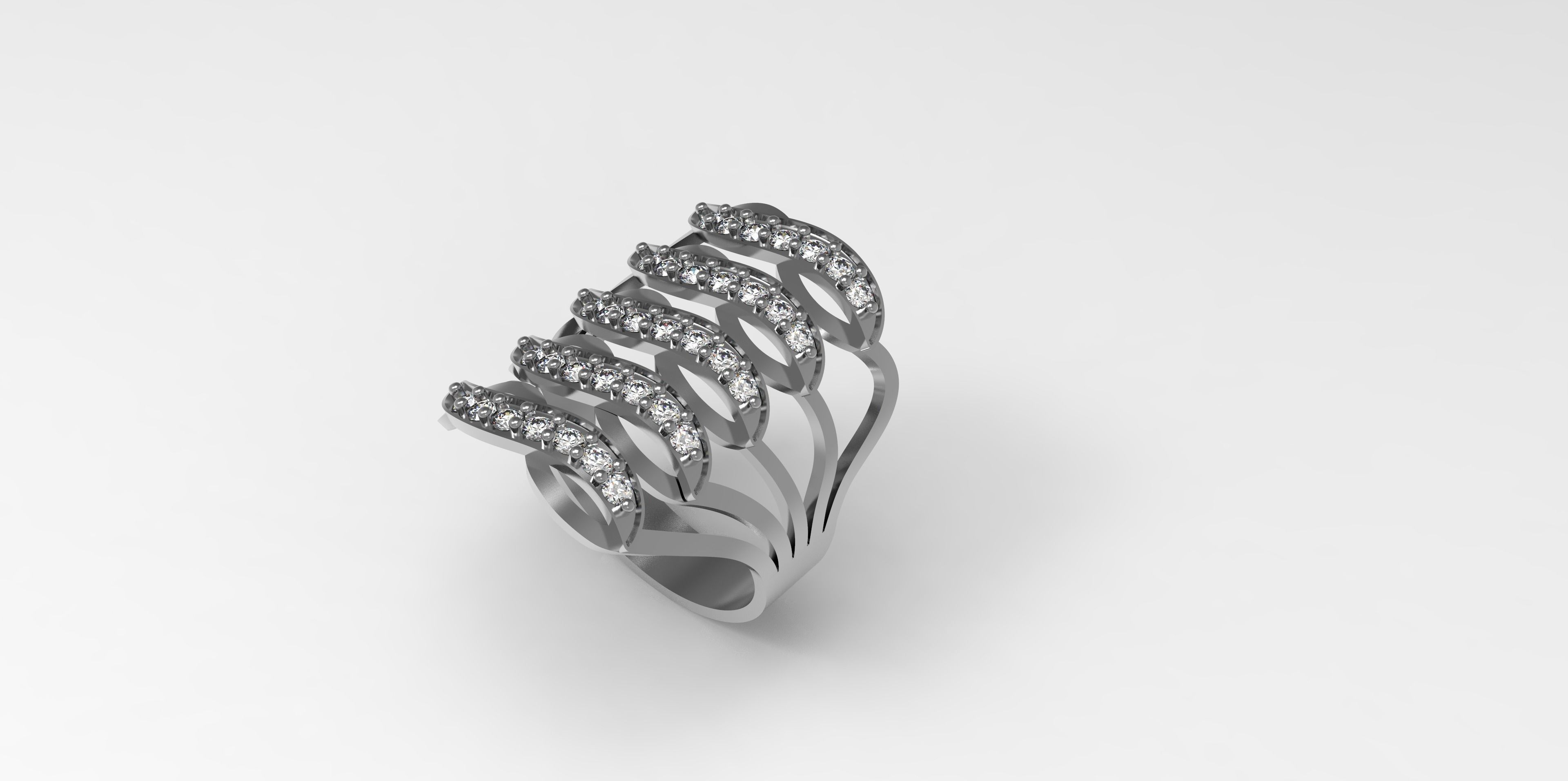 Rings-CC22-with diamond -1 Files 3D print model 3D print model_8