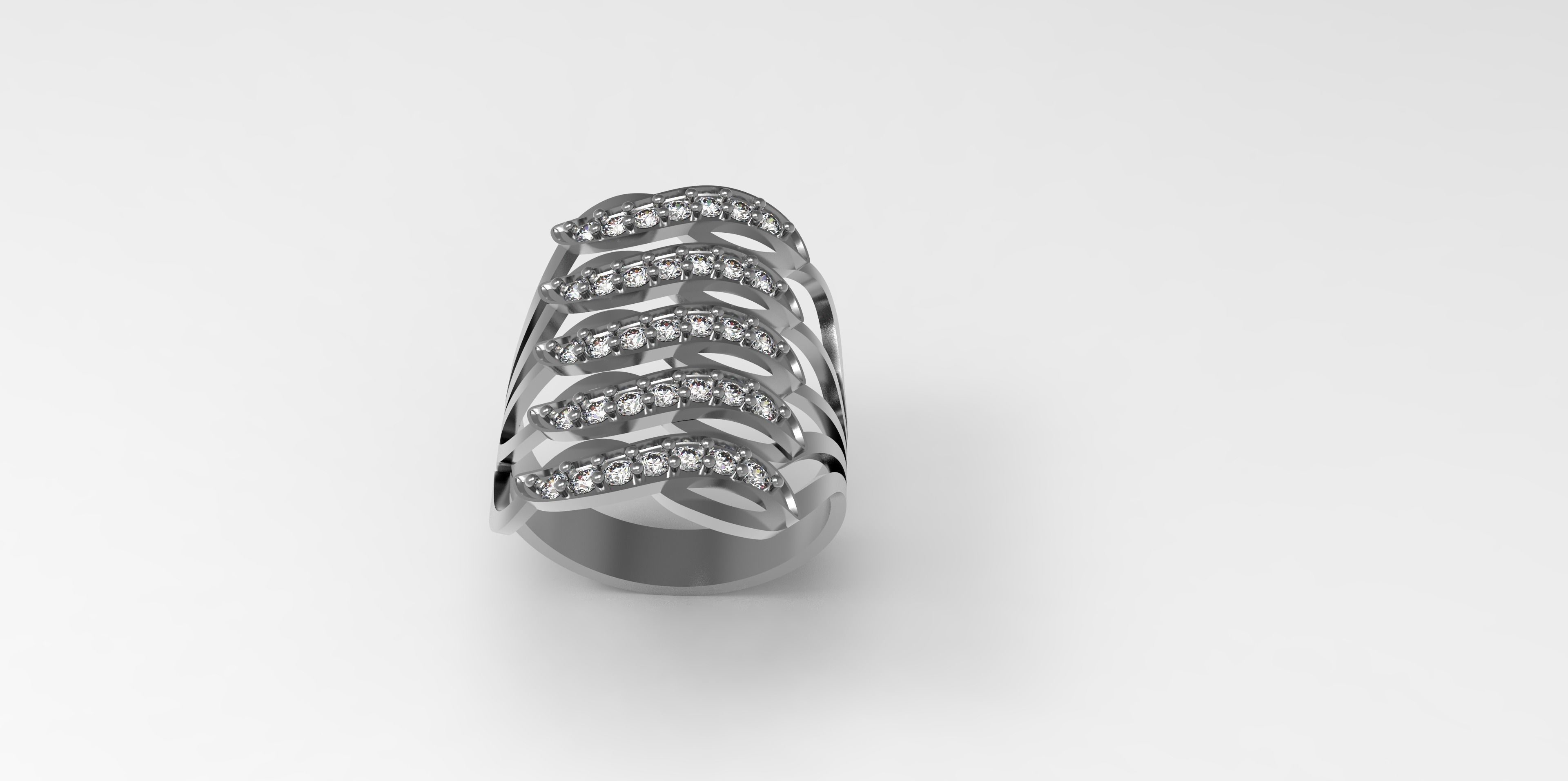Rings-CC22-with diamond -1 Files 3D print model 3D print model_7