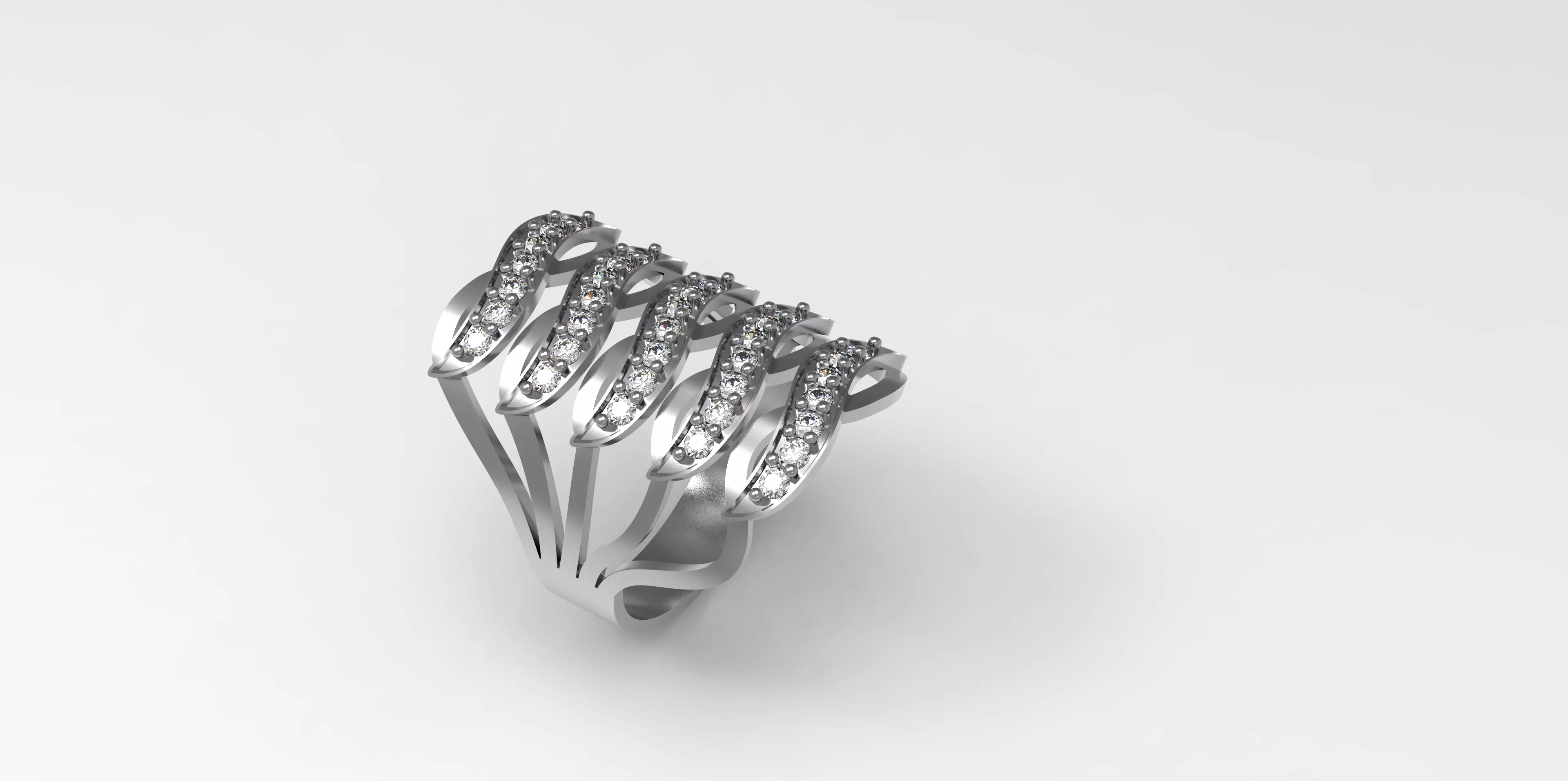 Rings-CC22-with diamond -1 Files 3D print model 3D print model_0