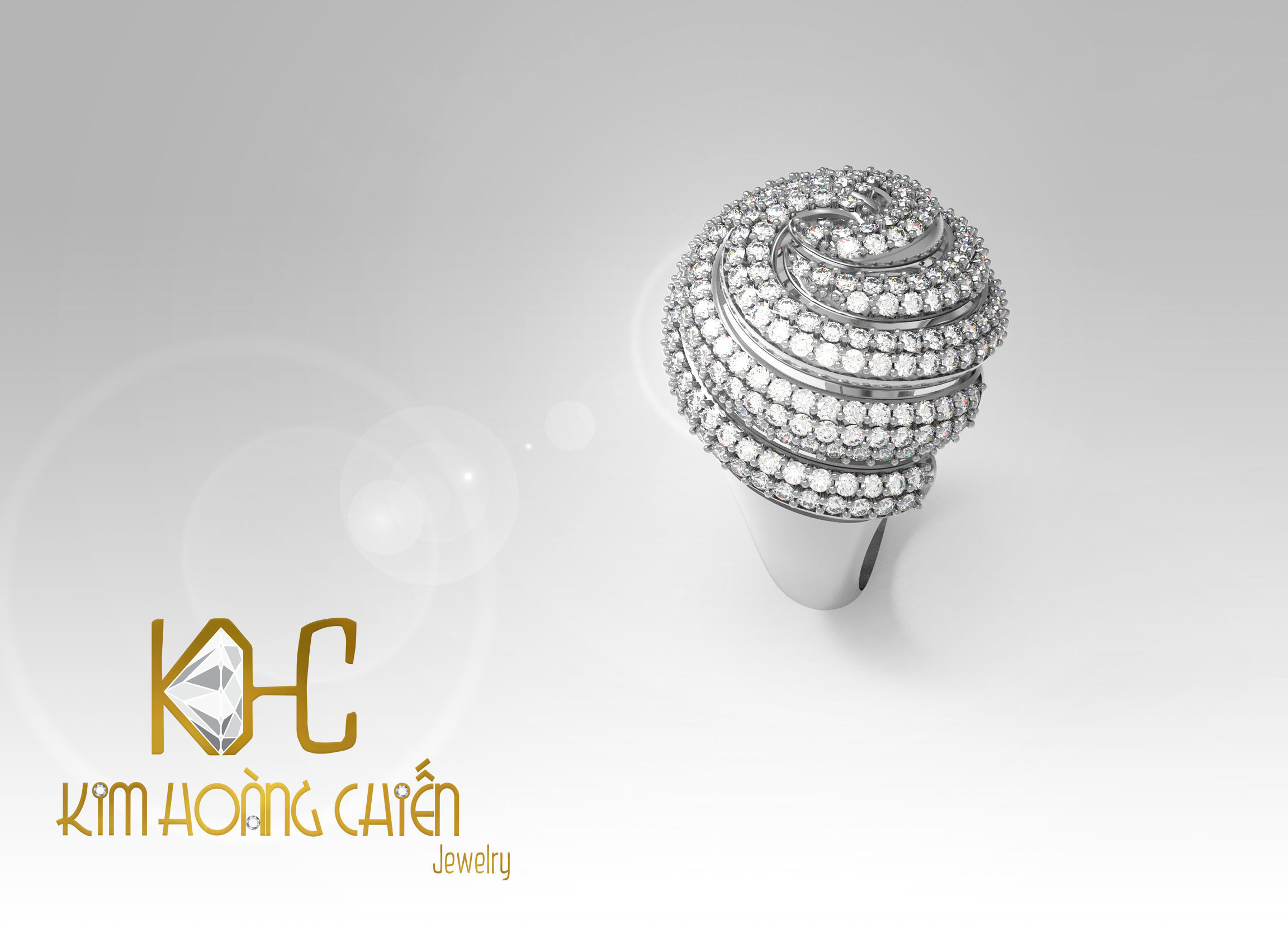 Rings-CC23-with diamond -1 Files 3D print model 3D print model_8