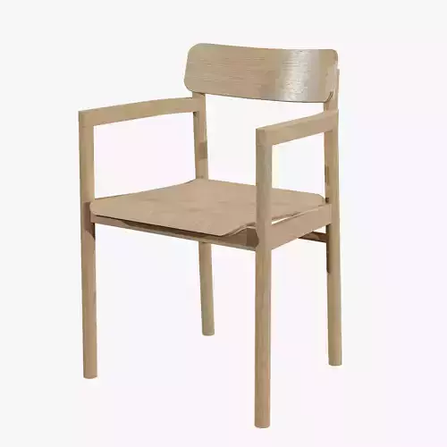 Post Chair-oak standard lacquered