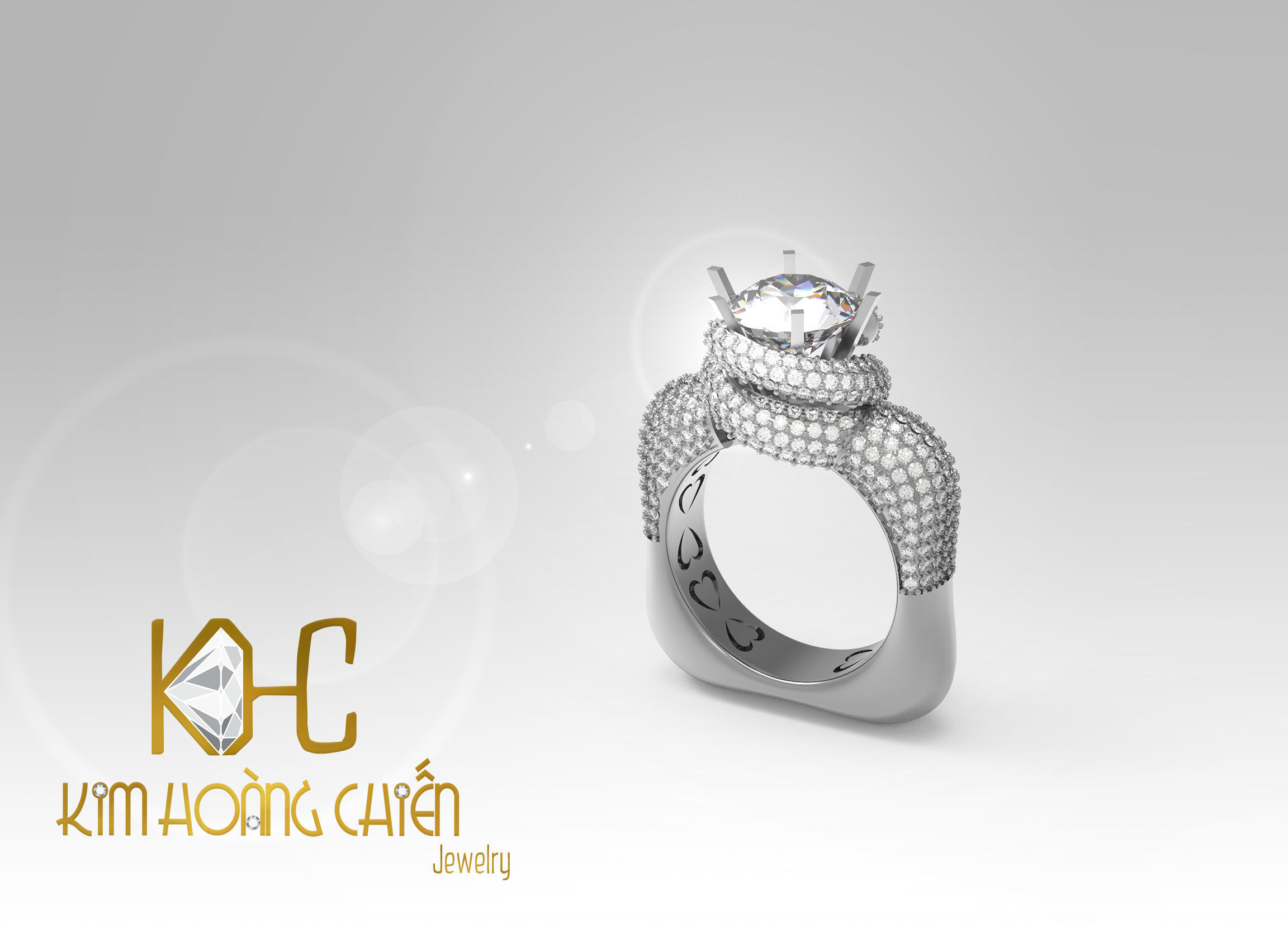 Rings-CC27 -with diamond -1 Files 3D print model 3D print model_6