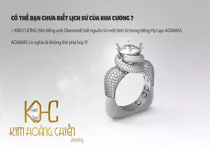 Rings-CC27 -with diamond -1 Files 3D print model 3D print model