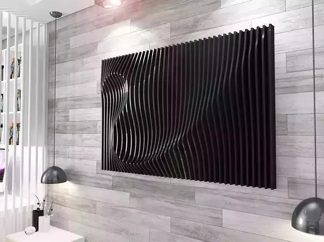 Parametric panel 3D model