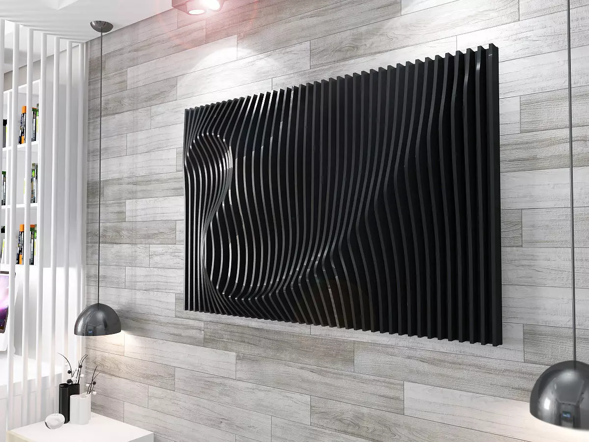 Parametric panel 3D model_0