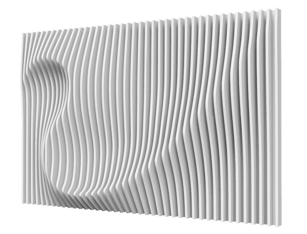 Parametric panel 3D model_1