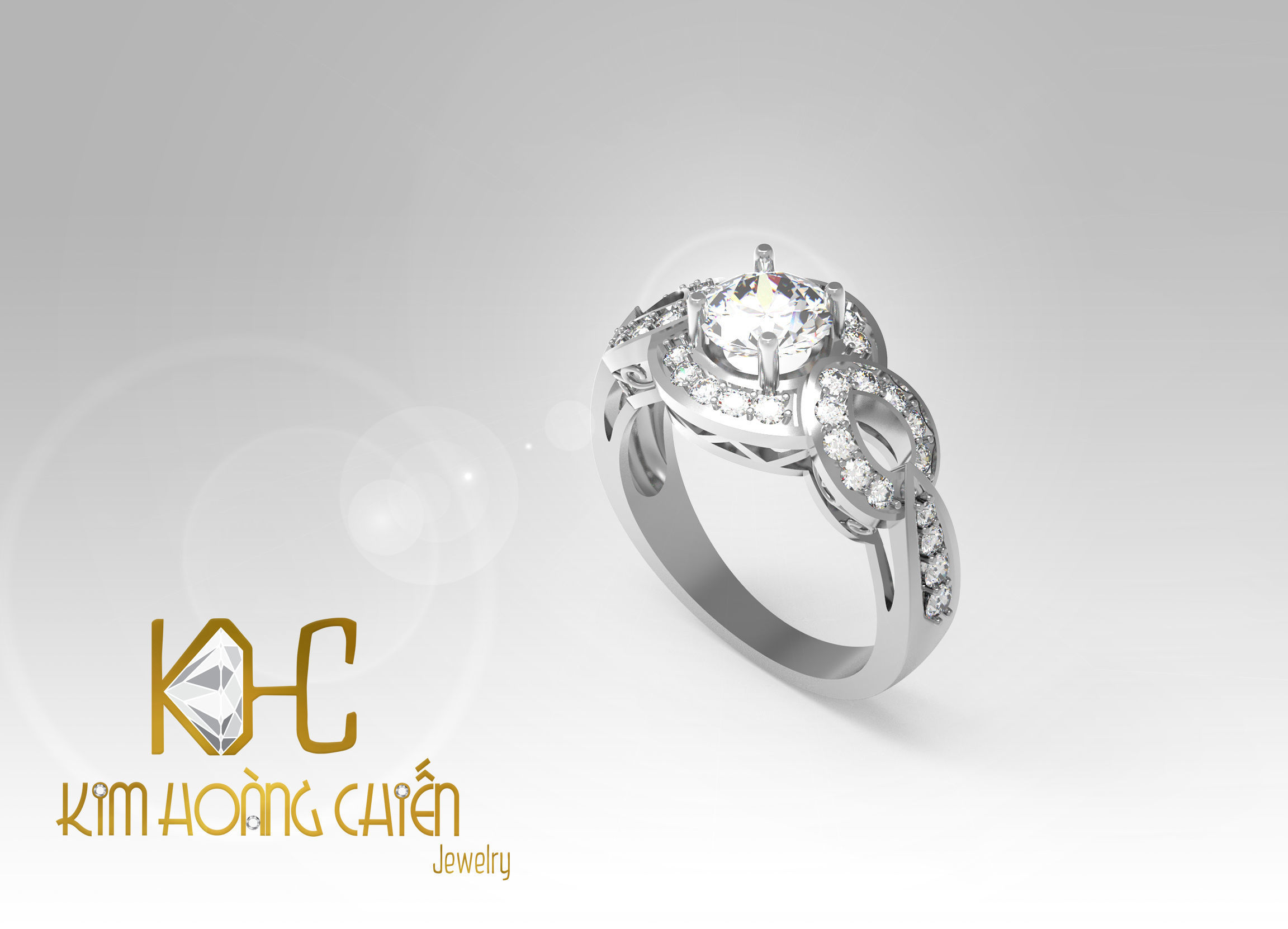 Rings-CC29-with diamond -1 Files 3D print model 3D print model_2