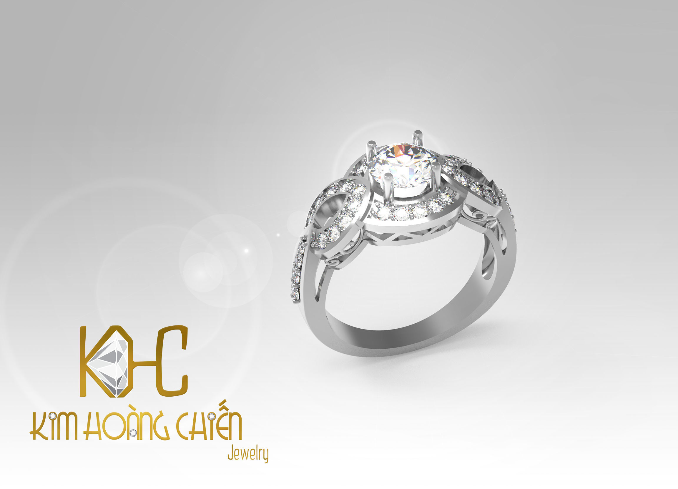 Rings-CC29-with diamond -1 Files 3D print model 3D print model_5