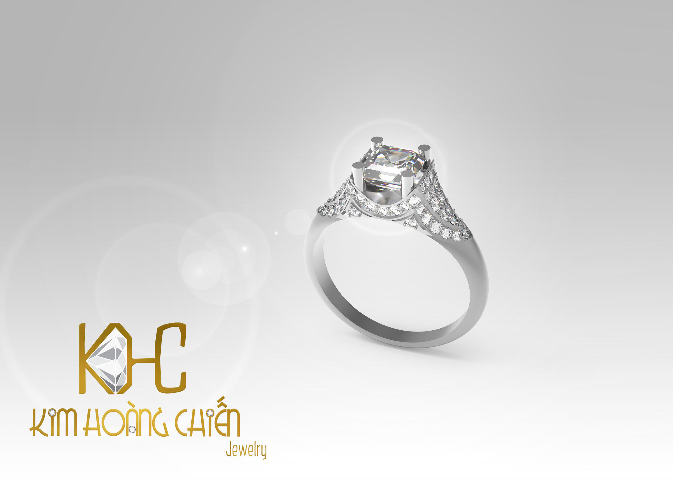 Rings-CC31-with diamond -1 Files 3D print model 3D print model_6