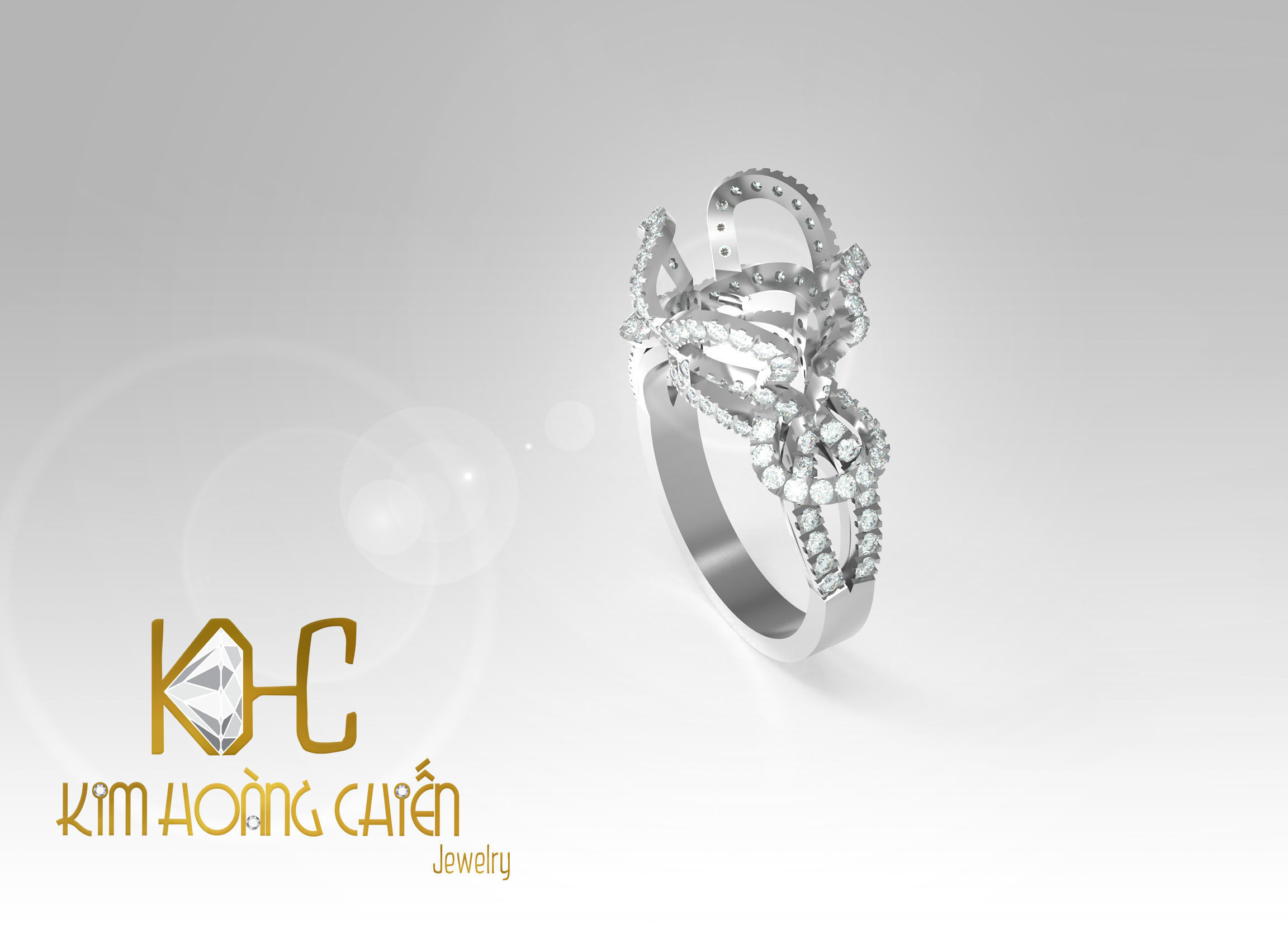 Rings-CC33-with diamond -1 Files 3D print model  3D print model_7
