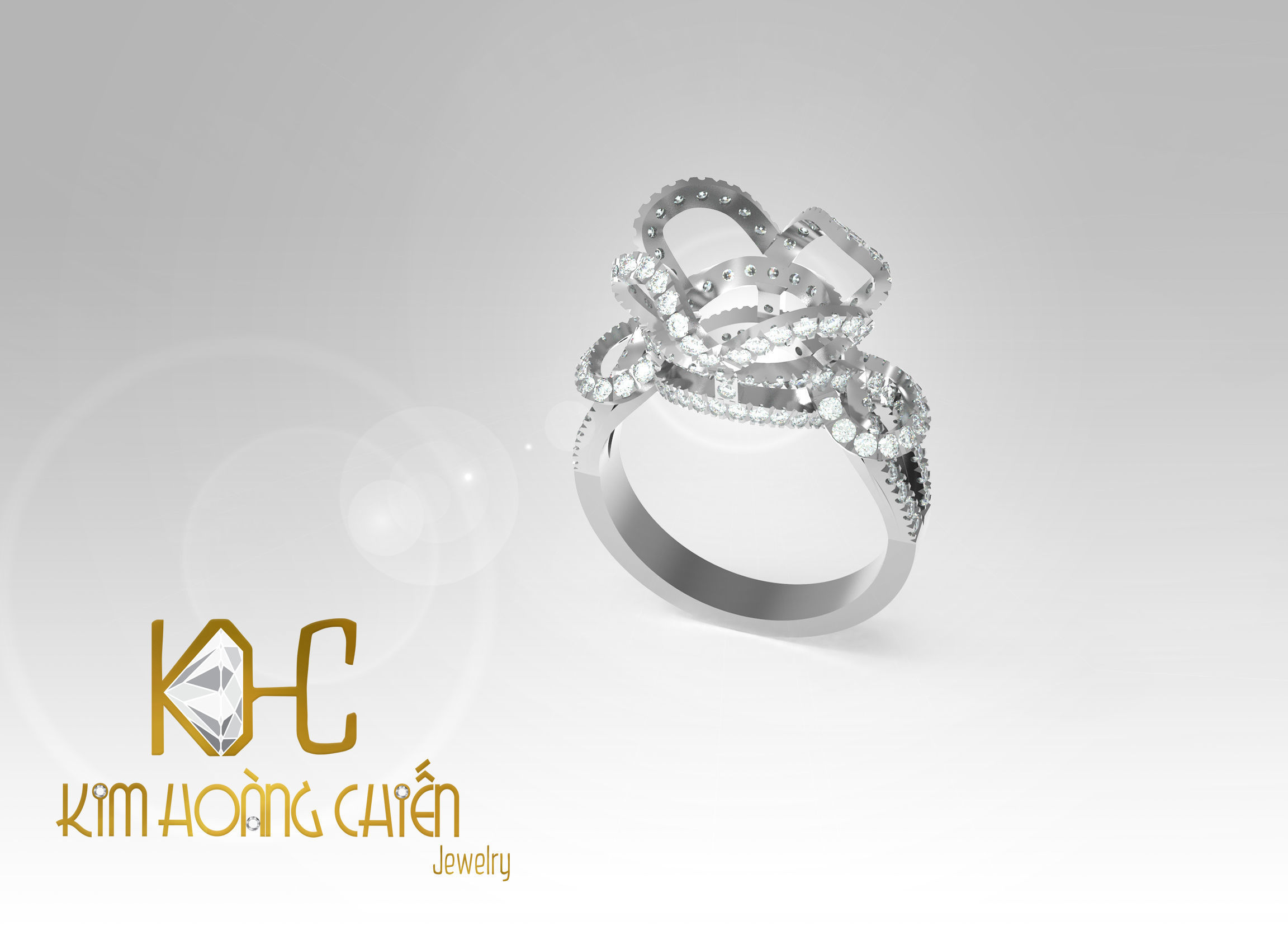 Rings-CC33-with diamond -1 Files 3D print model  3D print model_6