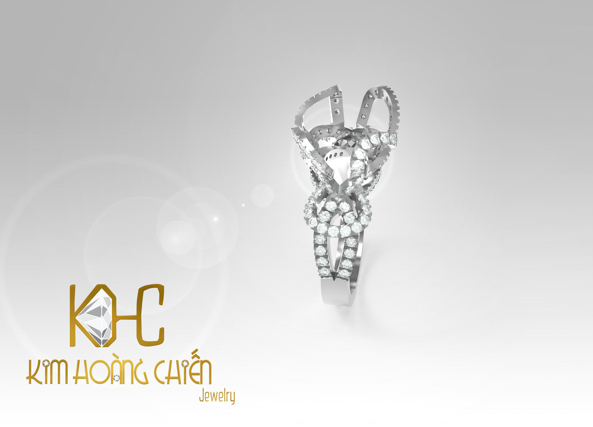 Rings-CC33-with diamond -1 Files 3D print model  3D print model_8