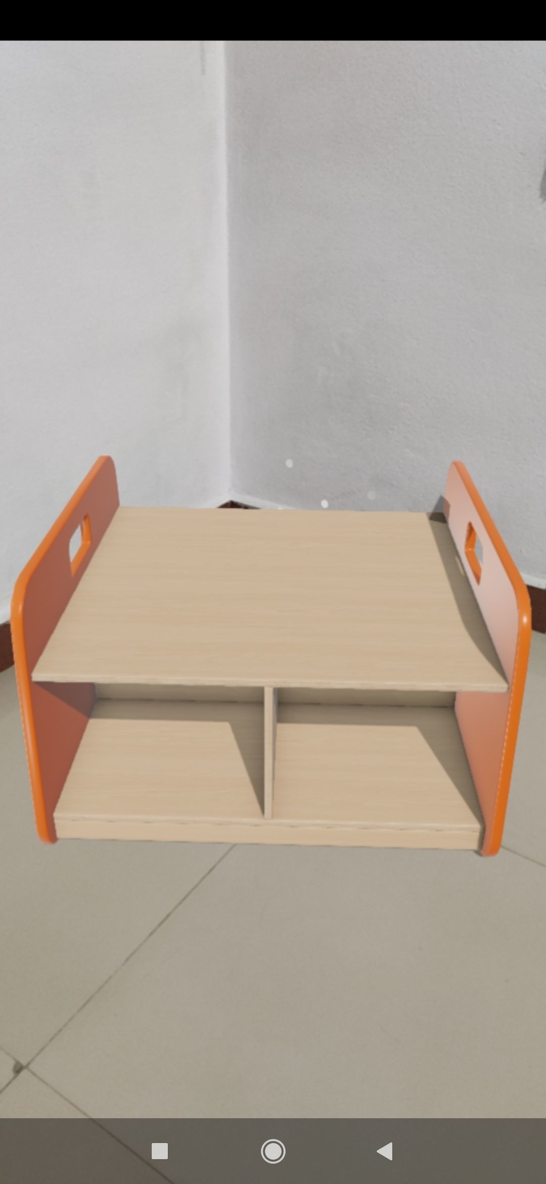 BigBacUp With Tray Orange Low-poly 3D model_4